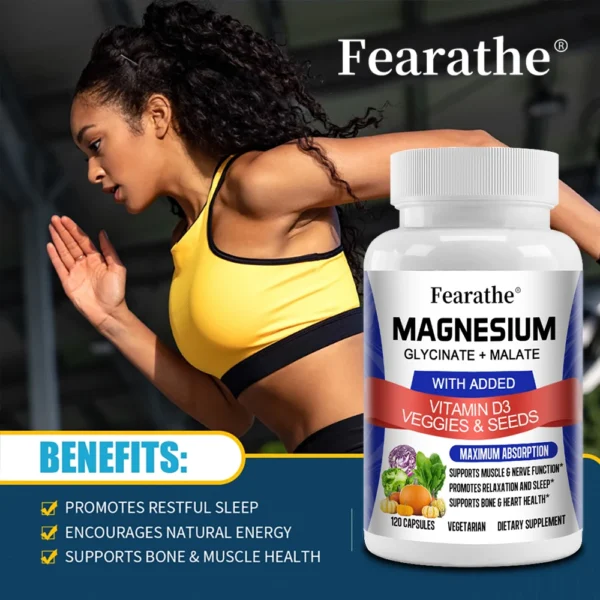 Magnesium Capsules - Magnesium Malate and Glycinate Supplement - Image 6
