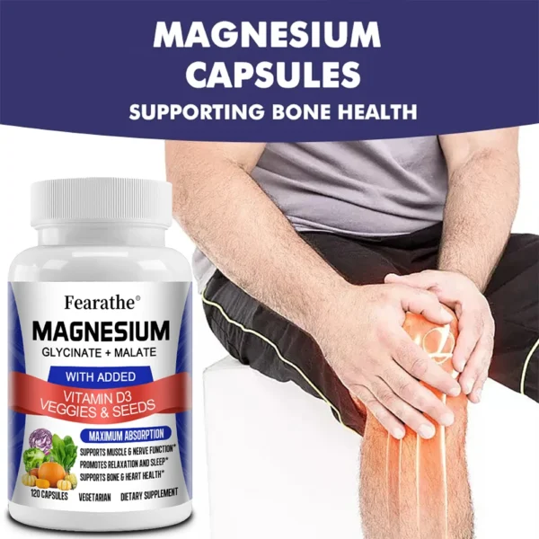 Magnesium Capsules - Magnesium Malate and Glycinate Supplement - Image 4