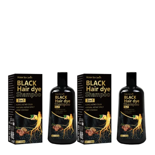 Black Hair Dye Shampoo 3in1 | Ginger-Biotin Lasting - Image 8